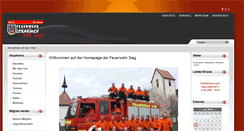 Desktop Screenshot of feuerwehr-saig.de