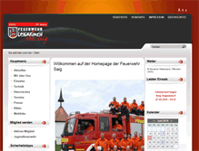 Tablet Screenshot of feuerwehr-saig.de